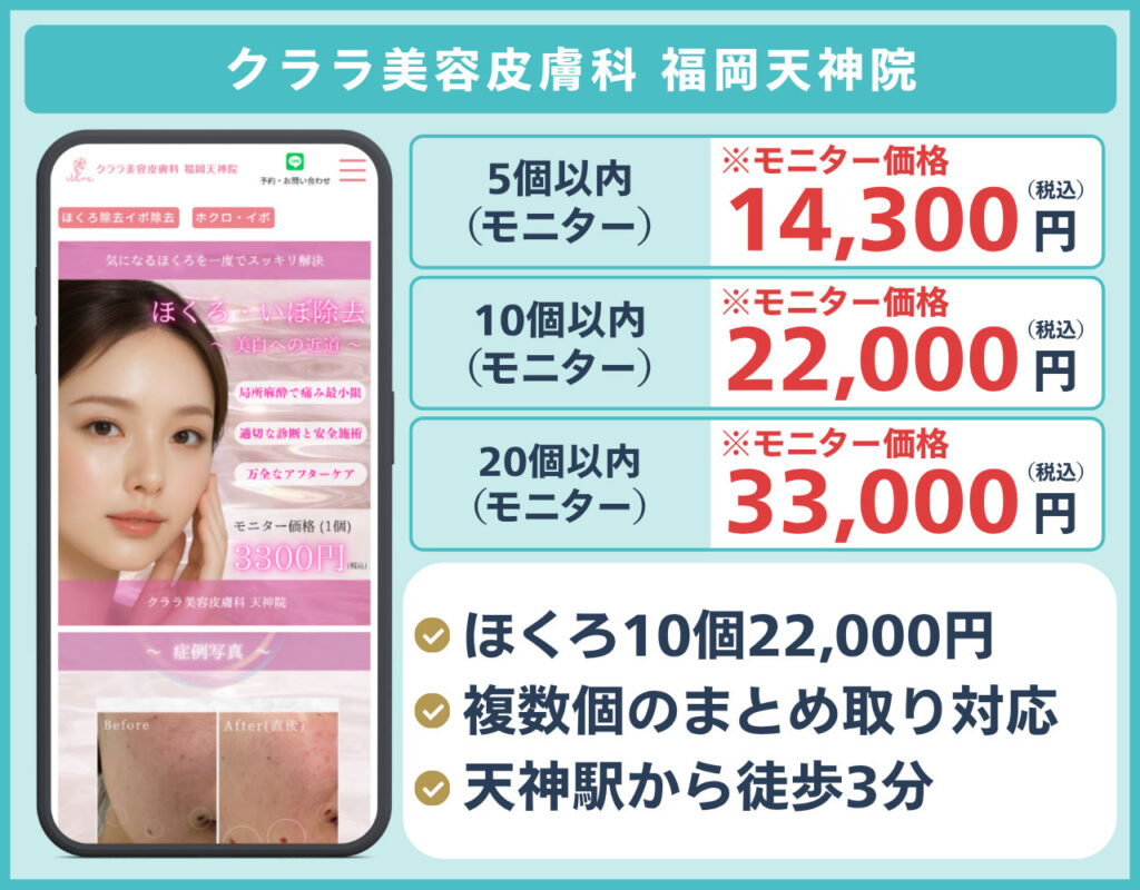 クララ美容皮膚科 福岡天神院