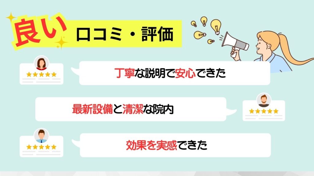 良い口コミ・評判