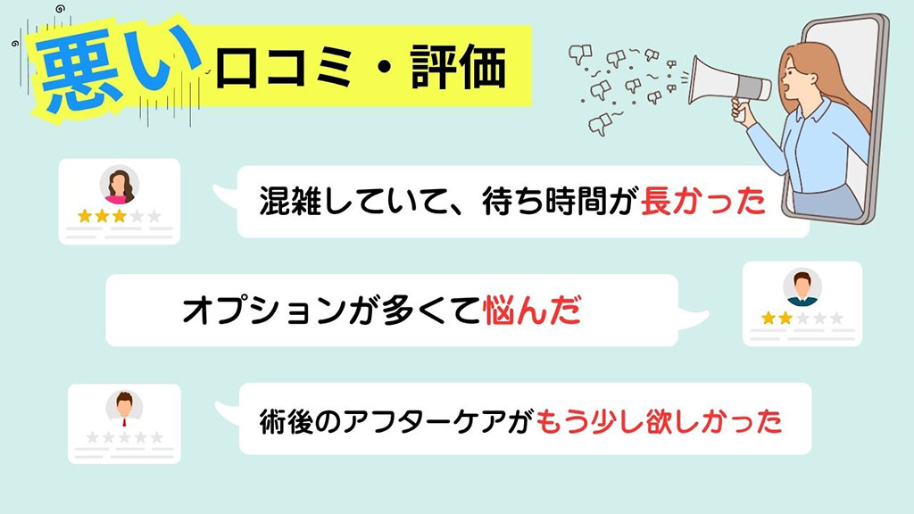 悪い口コミ