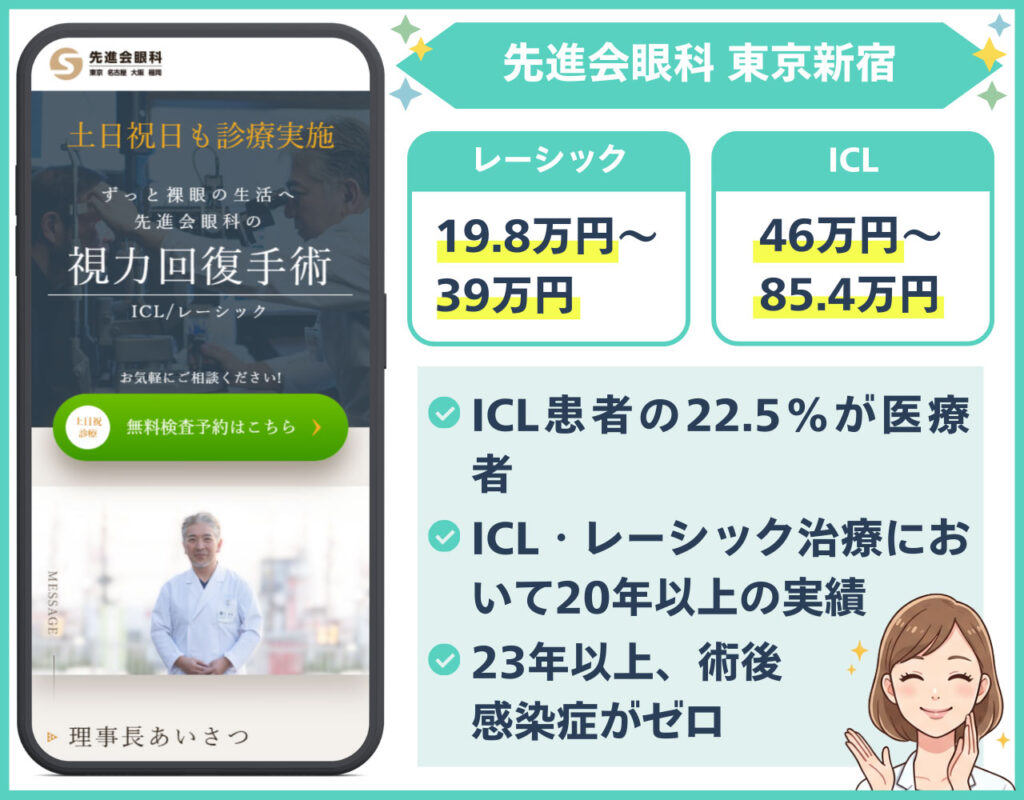 先進会眼科 東京新宿